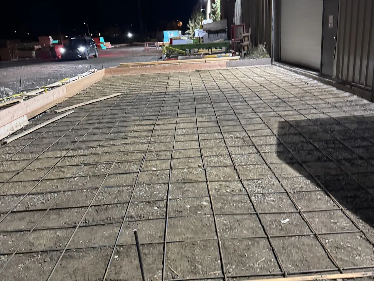 Commercial Concrete Pad Cochrane