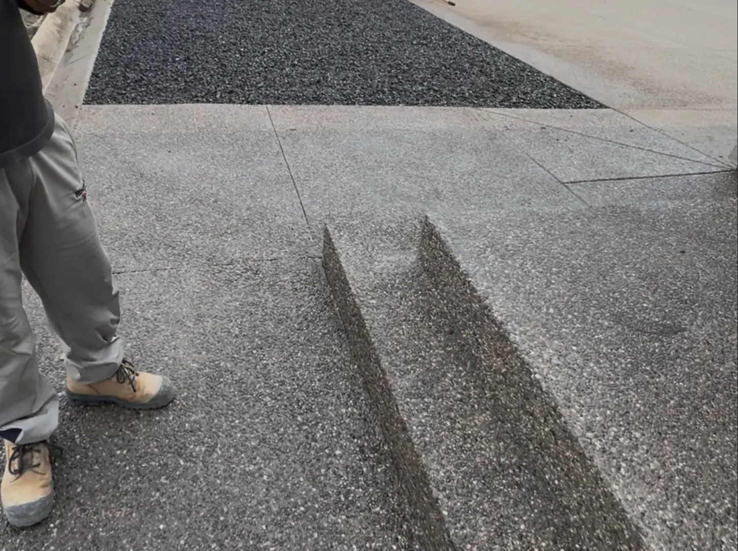 Exposed Aggregate Driveway Rocky View