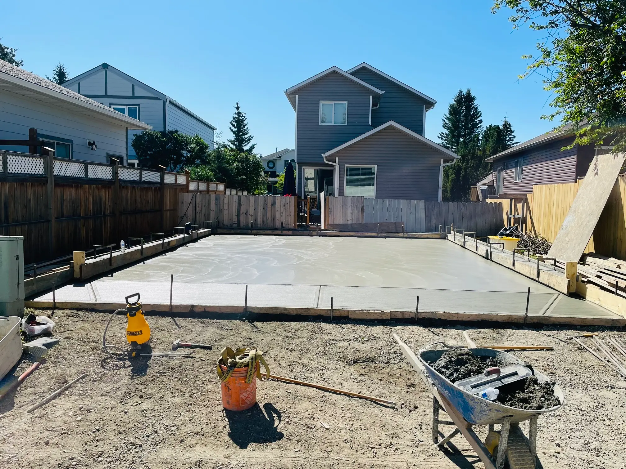 Garage Pad Tuscany Calgary