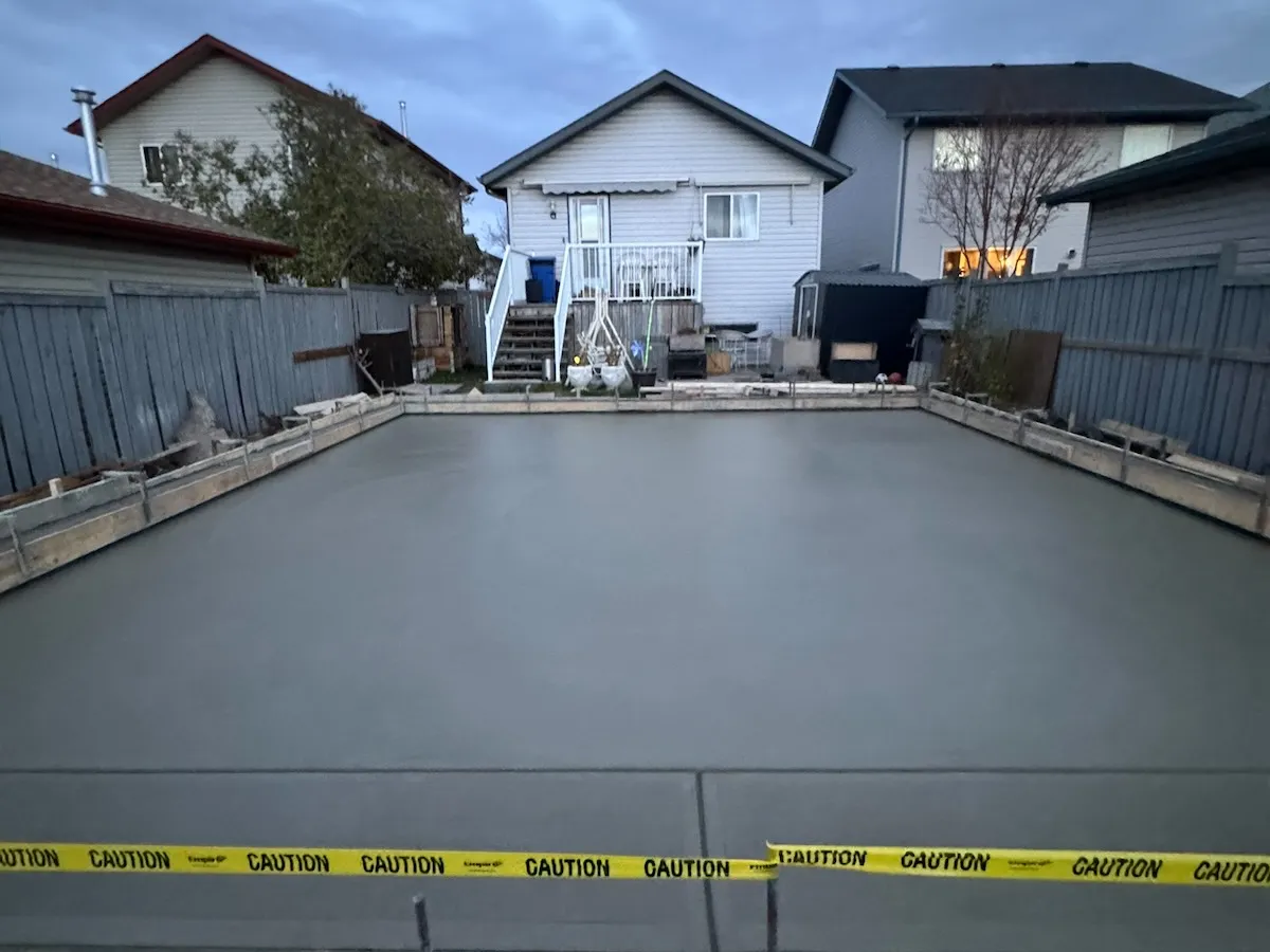Garage Pad Chestermere Calgary