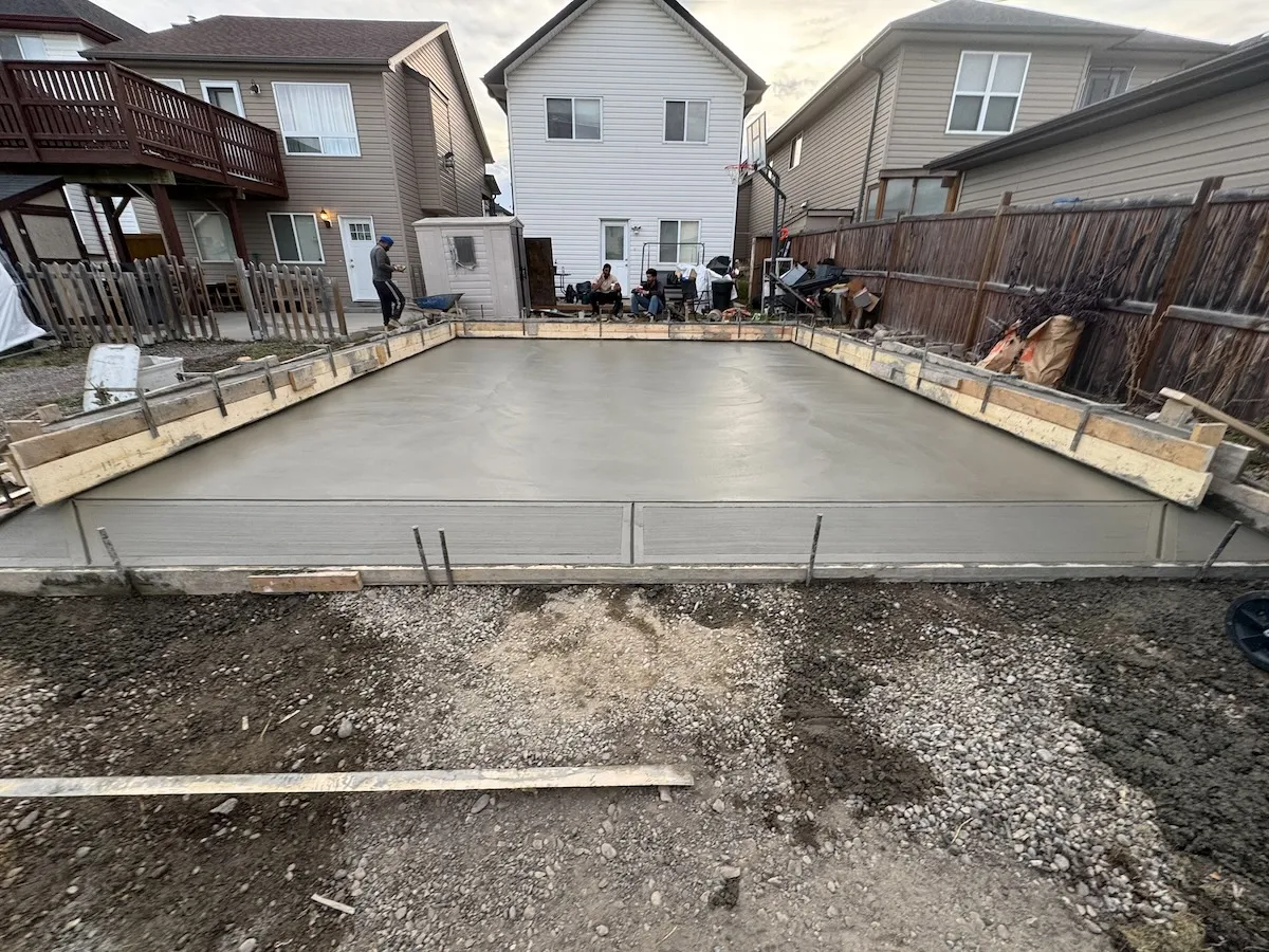 Garage Pad Rangeview Calgary