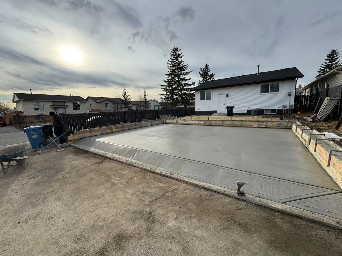 Garage Pad Seton Calgary