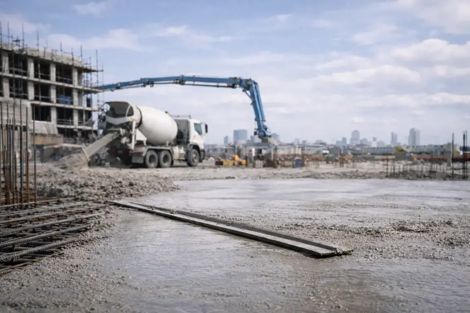 Beautiful concrete driveway in Calgary