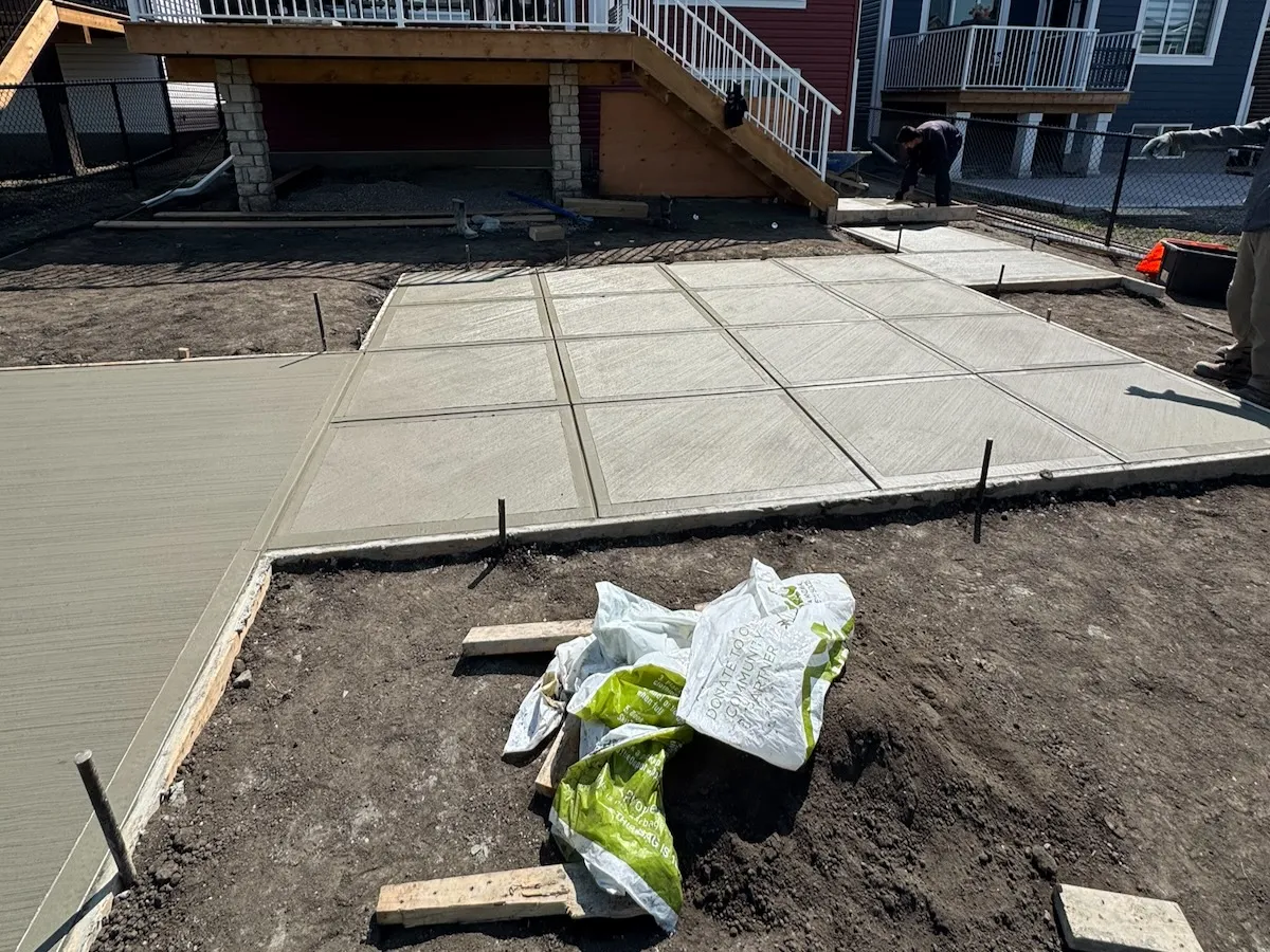 Concrete Patio Okotoks