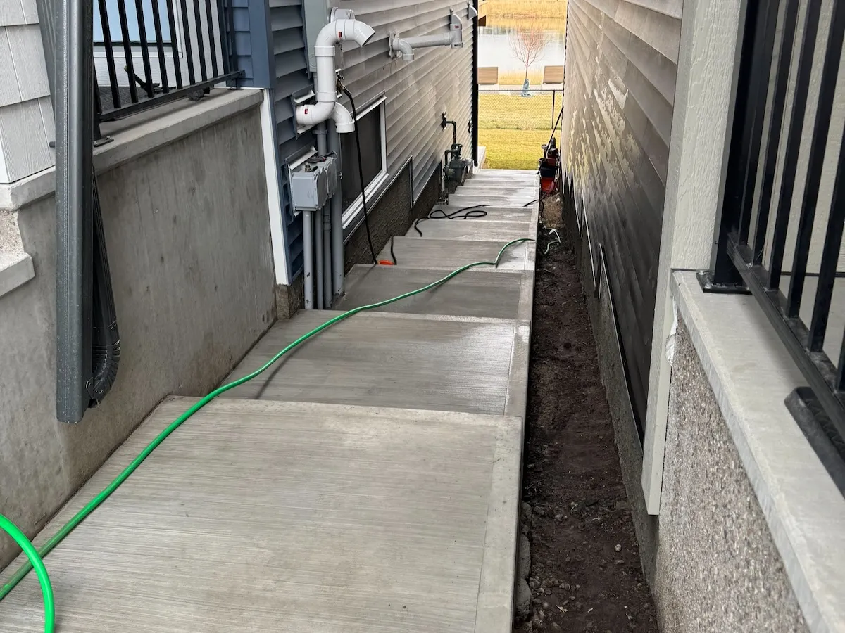 Exposed Aggregate Steps Calgary